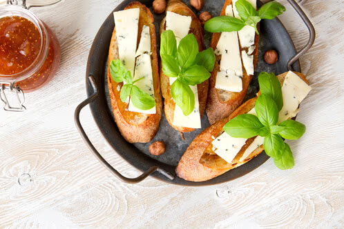 Συνταγή για μπρουσκέτα με Gorgonzola